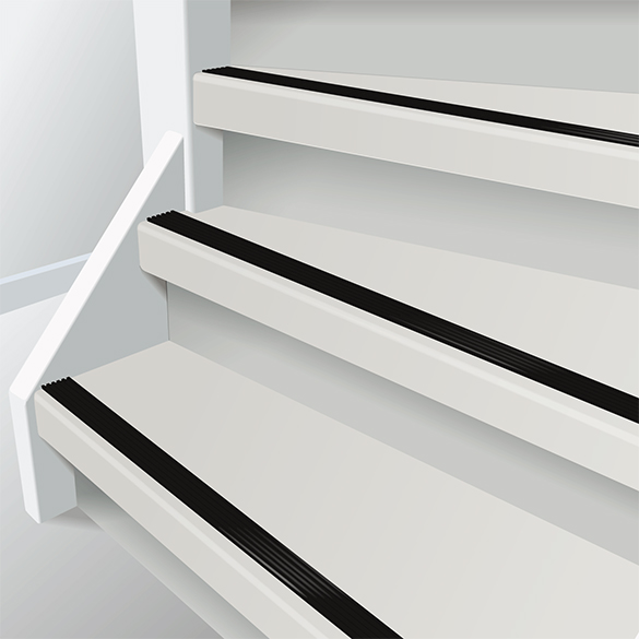 Horzel zonlicht concept Antislip trap strip | Dé oplossing voor gladde traptreden.